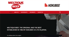 Desktop Screenshot of meltiquebeef.com.au
